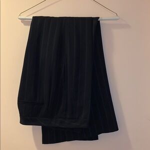 Women’s Black and Blue Straight Leg Business Pants​